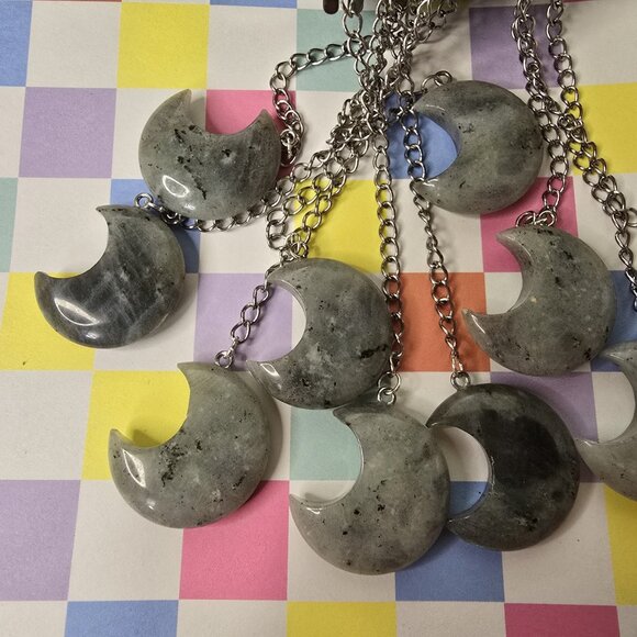 Labradorite Moon Crystal Tea Infuser - Picture 3 of 4